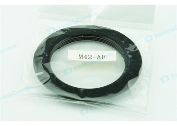 Adapter M42-AF: M42 Lens - Sony alpha mount Camera
