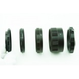 Macro Extension Tubes Sony Nex A7 FE mount Camera Lens 3*metaal ring