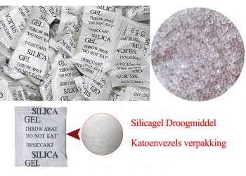 10 * Zakjes Silicagel droogmiddel / Silica gel desiccant