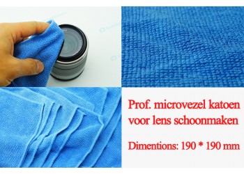 1 stuk Prof. microvezel katoen voor lens schoonmaken