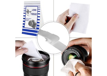 Prof. tissue lens papier voor lens schoonmaken 50 paginas