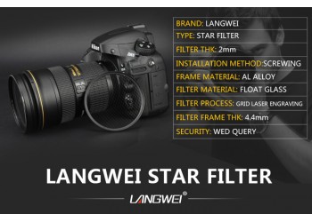 58mm Star Filter (Sterfilter 6 star) Langwei camera lens