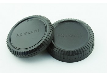 Achterdop+Bodydop (2 stuk): Fujifilm X mount camera lens