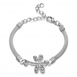 Silver-plated bracelet creative diamond simple bracelet dragonfly