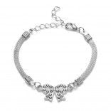 Silver-plated bracelet creative diamond simple bracelet strik