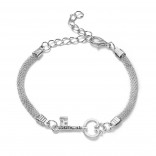 Silver-plated bracelet creative diamond simple bracelet key