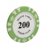 5 stuk Professionele Upscale Klei Casino Texas Poker Chips 14G waarde 200