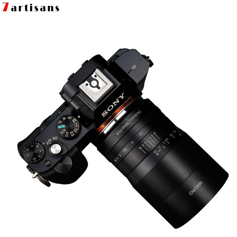7artisans 60mm F2.8 1:1 Macro lens Nikon Z systeem camera + gratis lenspen, lens papier, blaasbalg