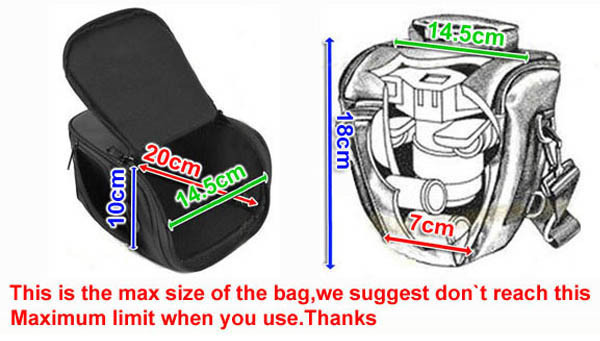 DSLR Camera tas tassen beschermhoes voor Canon Nikon Sony