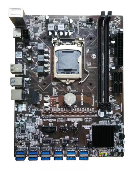 B250-BTC 12 GPU Grafische Kaart Moederbord Ethereum ETH Mining met 1 jaar garantie