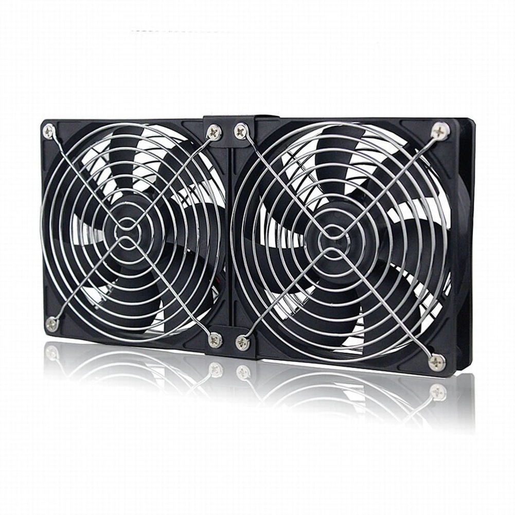 6x 6000 Rpm 12cm Krachtige ventilator High-Speed Air Server Cooling  instelbaar BTC ETH Miner Kabinet ventilator 1 jaar guarantee