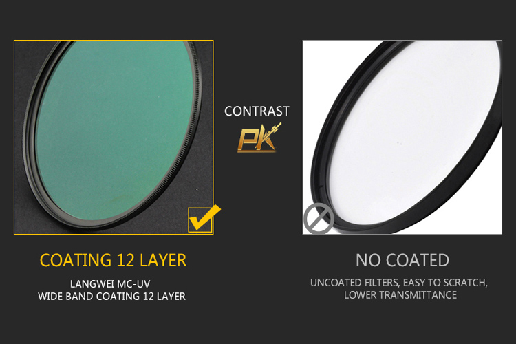 55mm UV Filter Langwei Multi coating MC PRO Slim Camera lens