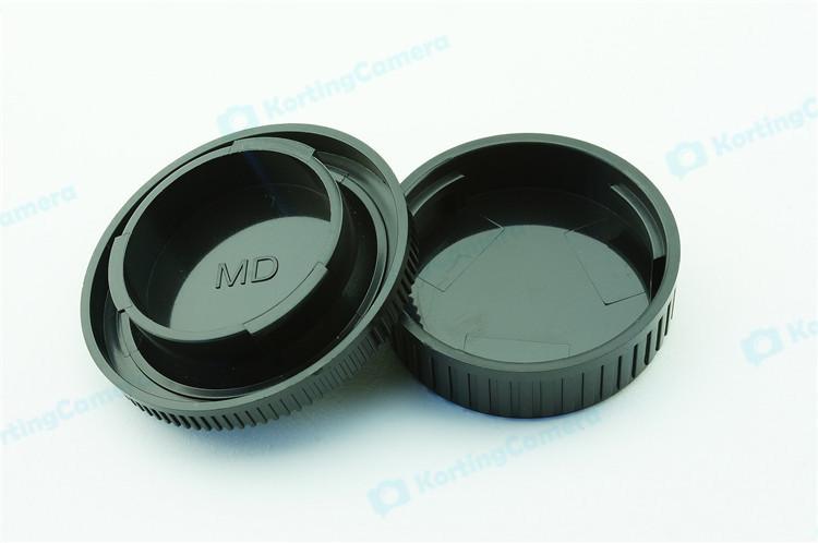 Achterdop+Bodydop (2 stuk): Minolta MD mount camera lens